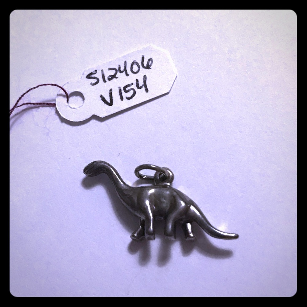 Pewter Dinosaur Charm